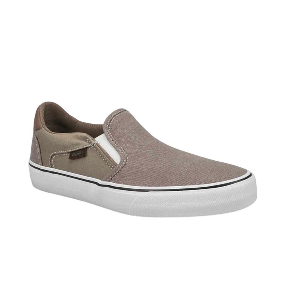 Vans Asher Deluxe Men's Slip-On Sneakers Size 7.5